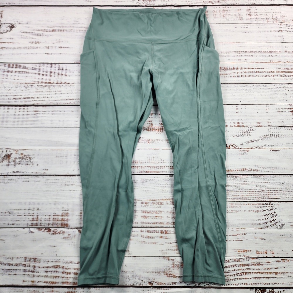 Lululemon Align High-Rise Pant with Pockets Womens Size 14 Green Leggings